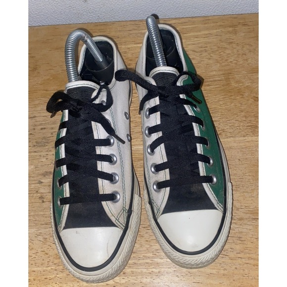 Converse All Star 152621C Green White Black  Shoes‎ Sz Woman's 6.5 Men 4.5 - Picture 2 of 12